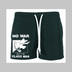 No War - plavky s mot&iacute;vom - plavkov&eacute; p&aacute;nske kraťasy s pohodlnou gumou v p&aacute;se a &scaron;n&uacute;rkou na dotiahnutie vhodn&eacute; aj ako klasick&eacute; kraťasy na voľn&yacute; čas